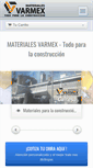 Mobile Screenshot of materialesvarmex.com